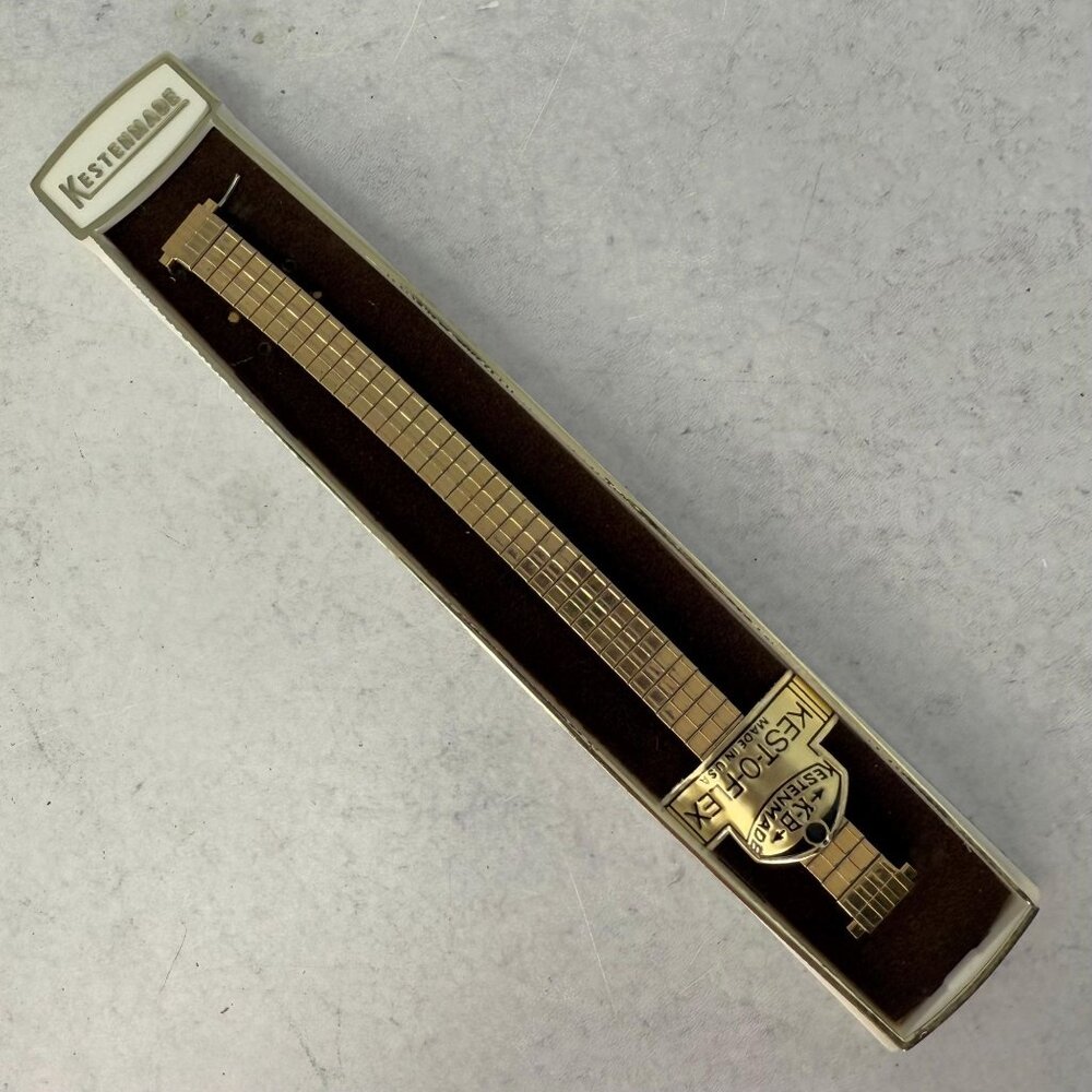 Rare 1970s New Old‎ Stock Kestenmade Women's Stretch Link Watch Band Kest-O-Flex
